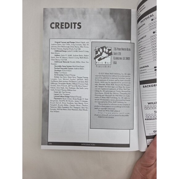 Aberrant Unlimited Edition by White Wolf Publishing Staff 1999 Trade Paperback - Picture 8 of 16